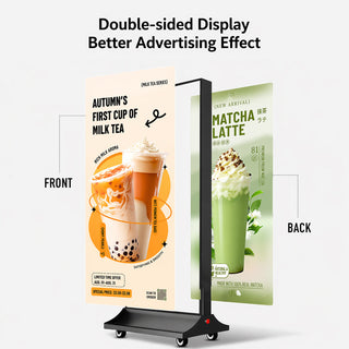 SPINX Floor Standing Double-Sided Fabric Light Box
