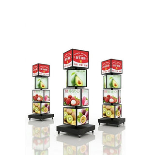 SPINX Floor Standing Rotating Light Box
