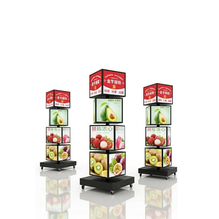 SPINX Floor Standing Rotating Light Box